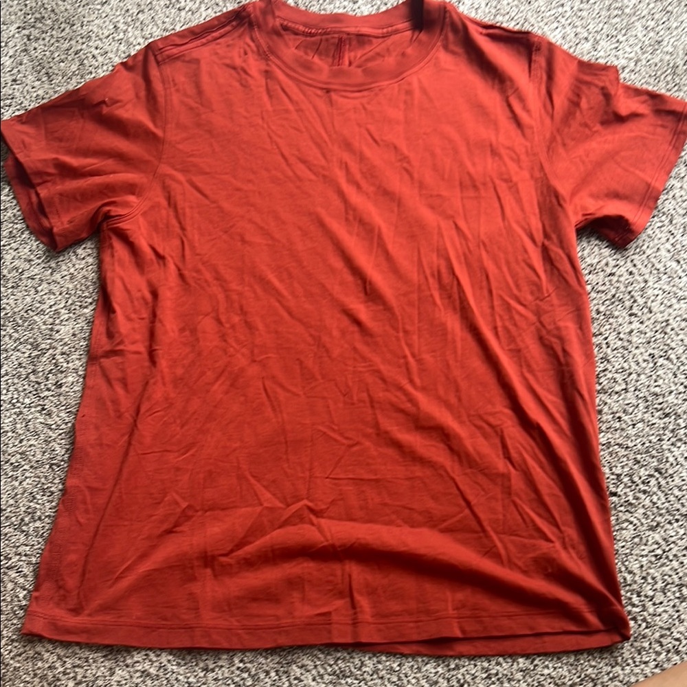 Lululemon dark red-orangish color shirt